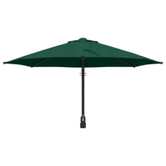 vidaXL Garden Parasol 248 x 248 x 148 cm Polyester and Steel Green 4