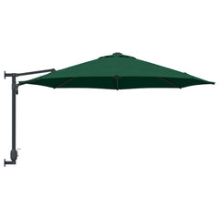 vidaXL Garden Parasol 248 x 248 x 148 cm Polyester and Steel Green 5