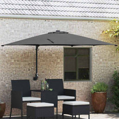 vidaXL Garden Parasol Anthracite 248.5 x 247.5 x 160 cm 1