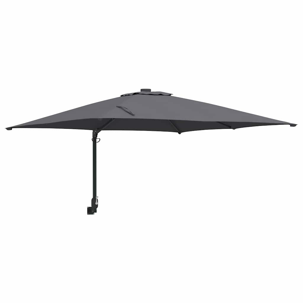 vidaXL Garden Parasol Anthracite 248.5 x 247.5 x 160 cm 2