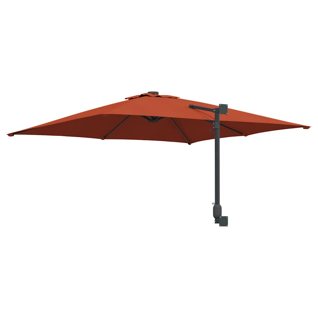 vidaXL Garden Parasol Terracotta 248.5 x 247.5 x 160 cm 6