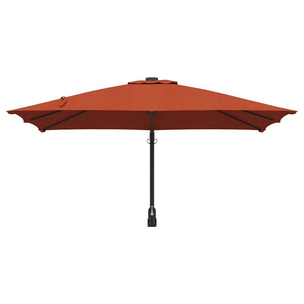 vidaXL Garden Parasol Terracotta 248.5 x 247.5 x 160 cm 4