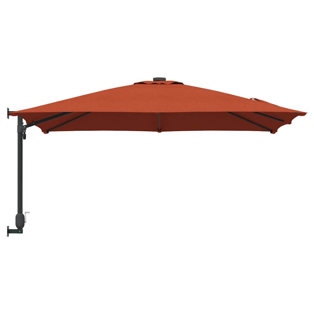 vidaXL Garden Parasol Terracotta 248.5 x 247.5 x 160 cm 5