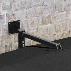 vidaXL Garden Parasol Black 248.5 x 247.5 x 160 cm Polyester and Steel 3