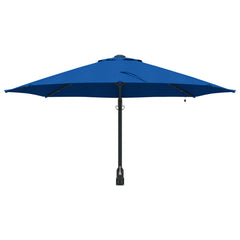 vidaXL Garden Parasol 248 x 248 x 148 cm Polyester and Steel Azurblau 4
