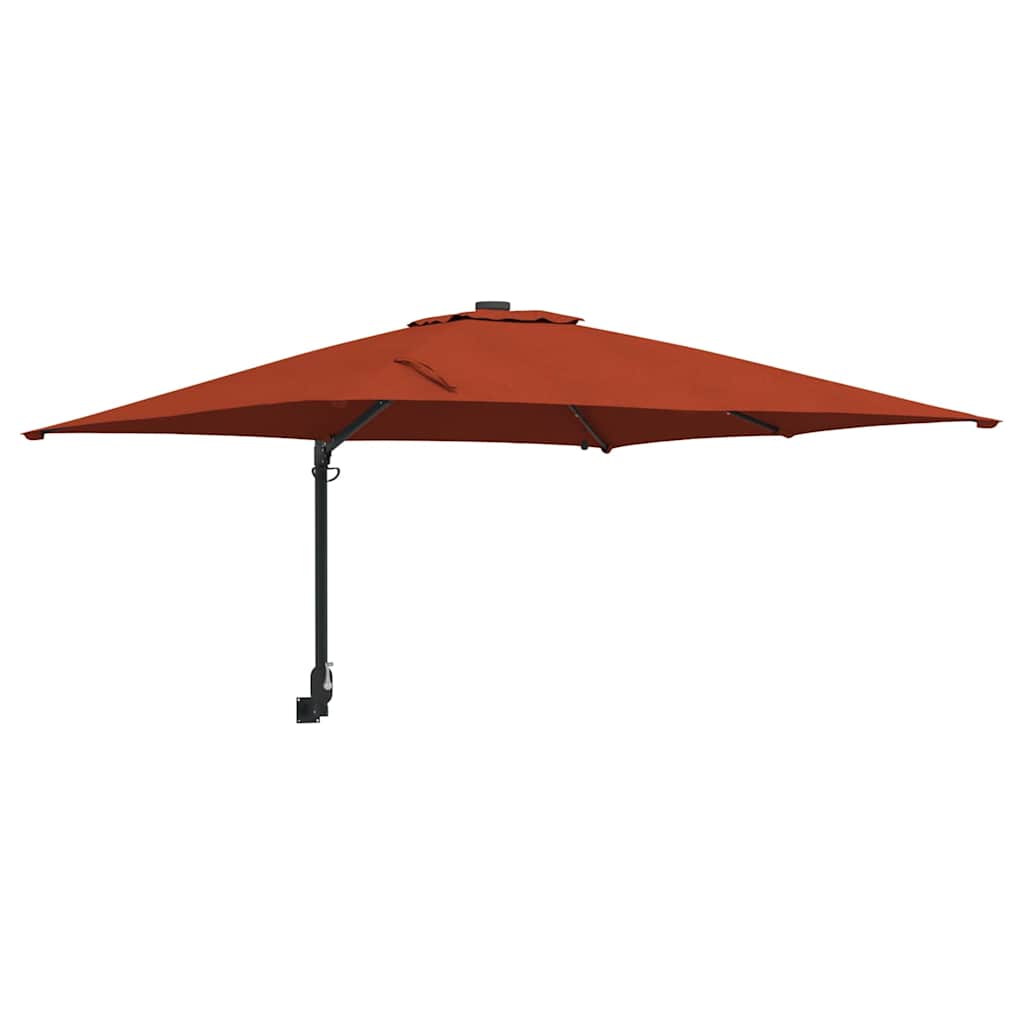 vidaXL Garden Parasol Terracotta 248.5 x 247.5 x 160 cm 2