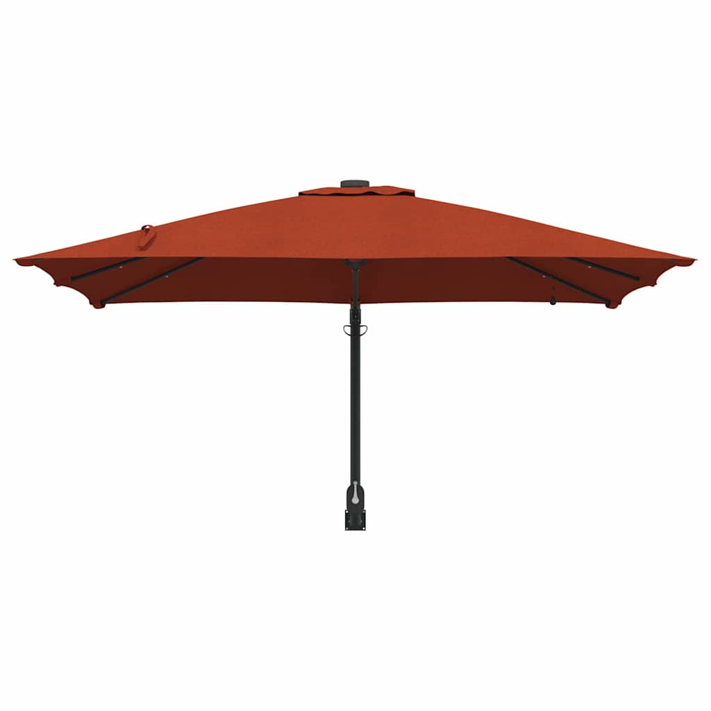 vidaXL Garden Parasol Terracotta 248.5 x 247.5 x 160 cm 4