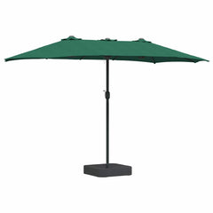 vidaXL Garden Parasol Green 385 x 209 x 244 cm Polyester and Steel 2
