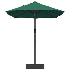 vidaXL Garden Parasol Green 385 x 209 x 244 cm Polyester and Steel 5