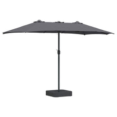 vidaXL Garden Parasol Anthracite 385 x 209 x 244 cm 2
