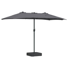 vidaXL Garden Parasol Anthracite 385 x 209 x 244 cm Polyester 6