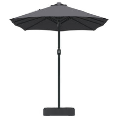 vidaXL Garden Parasol Anthracite 385 x 209 x 244 cm Polyester 5