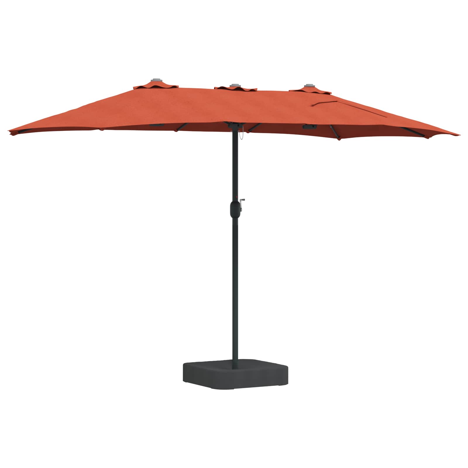 vidaXL Garden Parasol Terracotta 385 x 209 x 244 cm Polyester 6