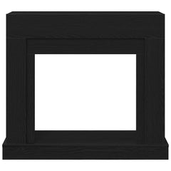 vidaXL Fireplace Surround Black Oak 100x30x87.5 cm Engineered Wood 5