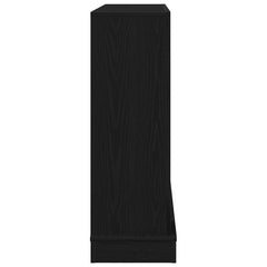 vidaXL Fireplace Surround Black Oak 100x30x87.5 cm Engineered Wood 6