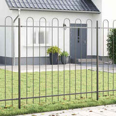 Garden Fence BOXTEL Powder-coated Steel Grey Height