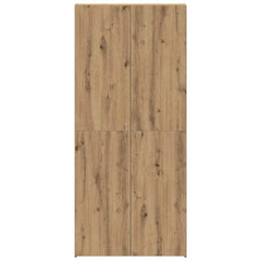 vidaXL Shoe Cabinet 80 x 35.5 x 180 cm Engineered Wood Brown 6