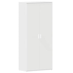 vidaXL Shoe Cabinet 80 x 39 x 178 cm Engineered Wood White 2