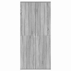 vidaXL Shoe Cabinet 80 x 39 x 178 cm Engineered Wood Grey Sonoma 6