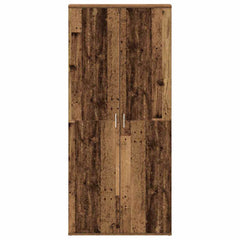 vidaXL Shoe Cabinet 80 x 39 x 178 cm Engineered Wood Old Wood 6