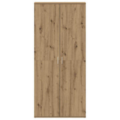 vidaXL Shoe Cabinet 80 x 39 x 178 cm Engineered Wood Artisan Oak 6
