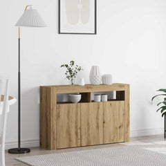 Sideboard 116 x 30 x 75 cm Engineered Wood Artisan oak