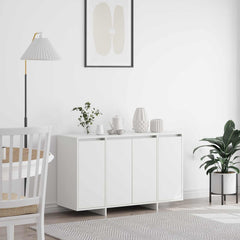 Sideboard 120 x 41 x 75 cm Engineered Wood White