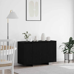 Sideboard 120 x 41 x 75 cm Engineered Wood Black oak