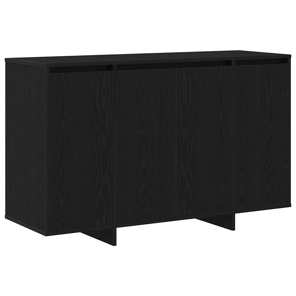 Sideboard 120 x 41 x 75 cm Engineered Wood Black oak
