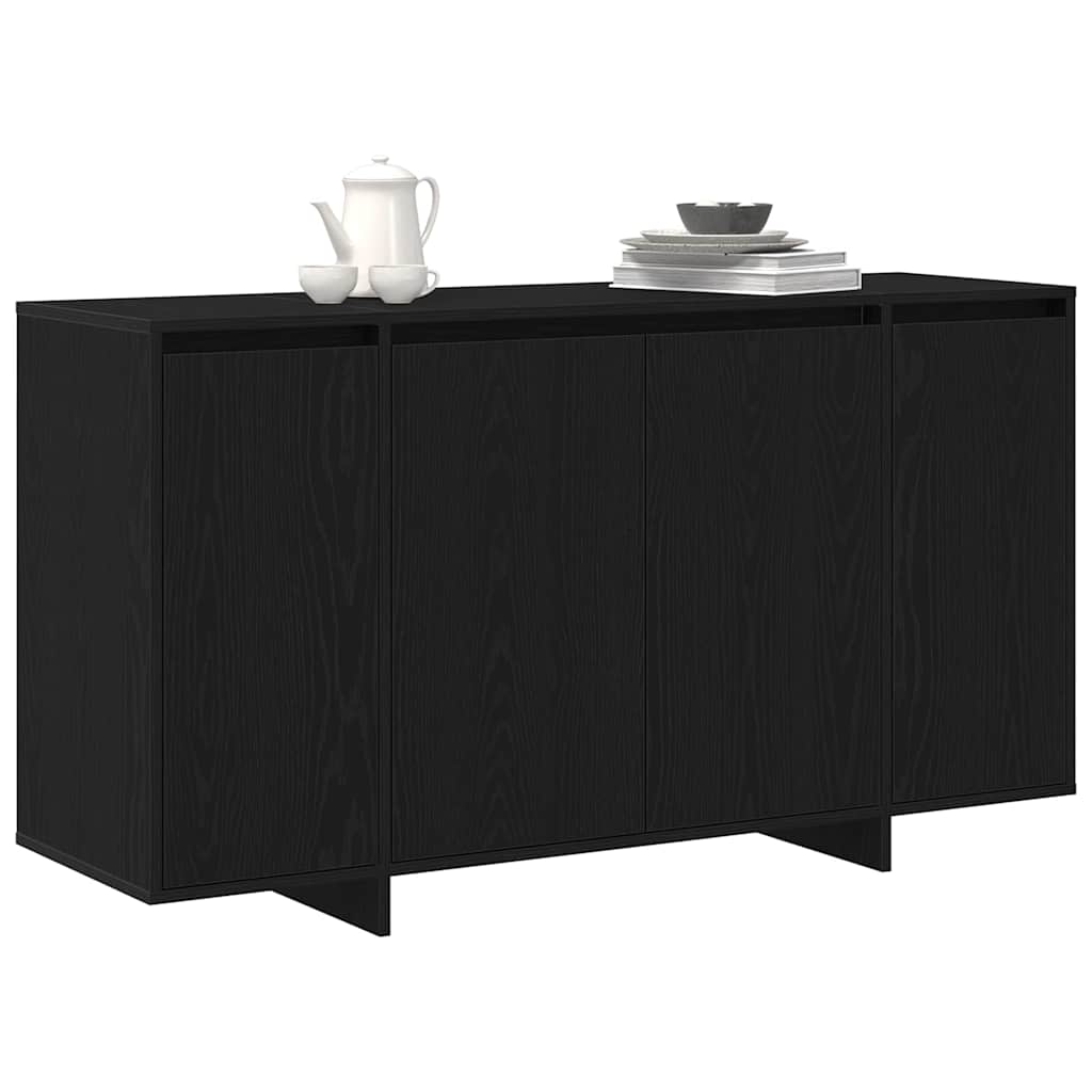Sideboard 120 x 41 x 75 cm Engineered Wood Black oak