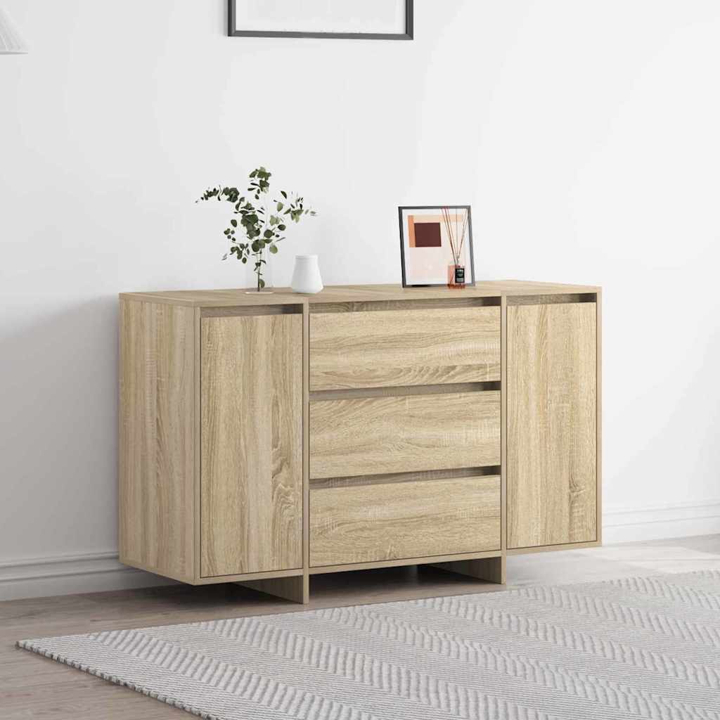 Sideboard 120 x 41 x 75 cm Engineered Wood Sonoma oak