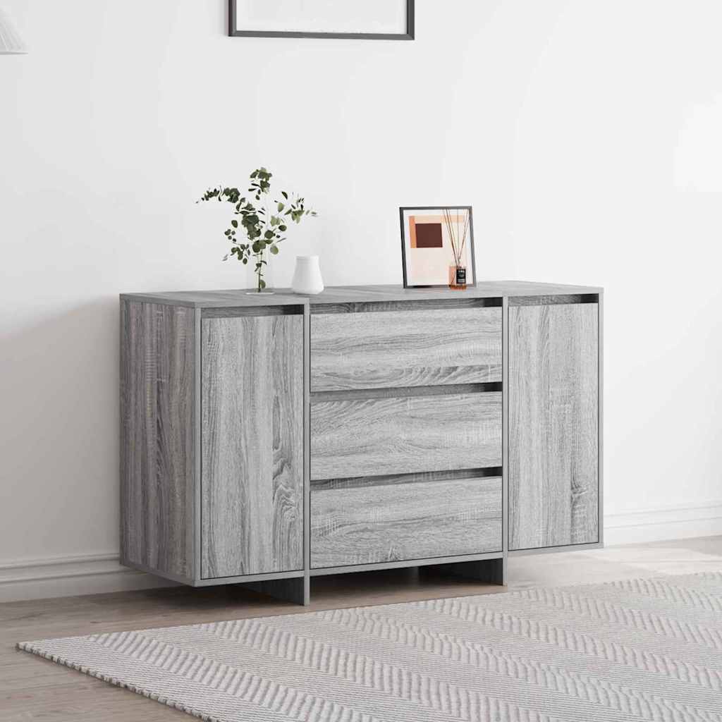 Sideboard 120 x 41 x 75 cm Engineered Wood Grey sonoma