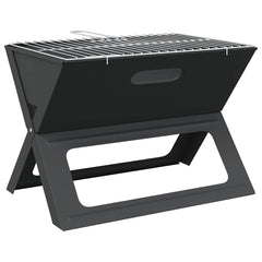 vidaXL Outdoor Grill 46 x 31 x 31 cm Steel Black 5