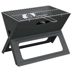 vidaXL Outdoor Grill 46 x 31 x 31 cm Steel Black 3
