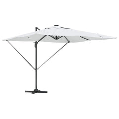 vidaXL Umbrella Sand 286 x 284 x 270 cm Aluminium and Polyester 2