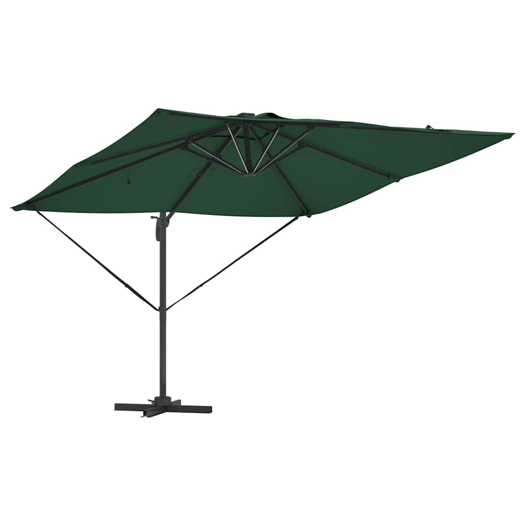 vidaXL Umbrella Green 286 x 284 x 270 cm Aluminium and Polyester 5