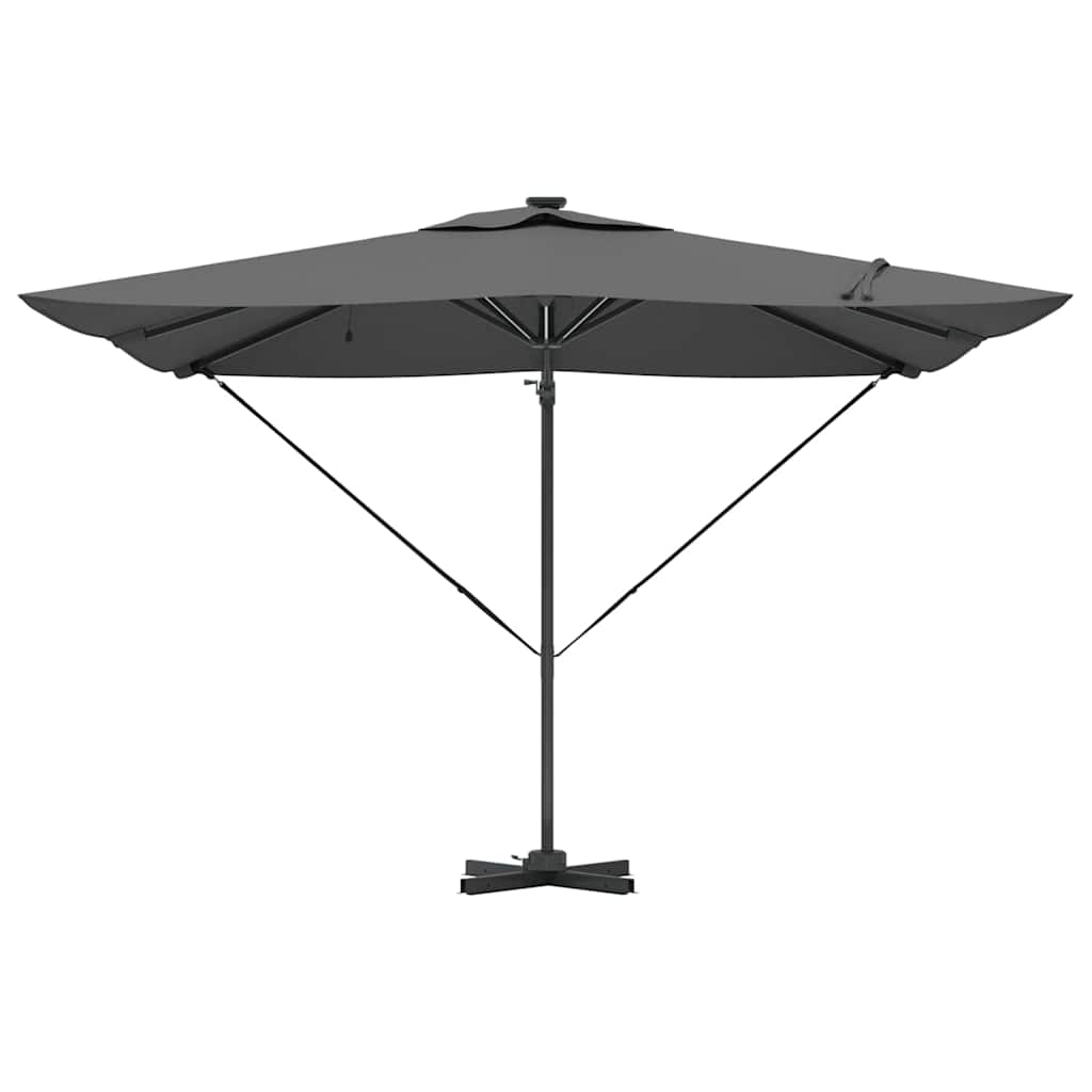 vidaXL Umbrella Antraciet 286 x 284 x 270 cm Aluminium and Polyester 6