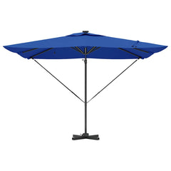 vidaXL Umbrella Azure Blue 286 x 284 x 270 cm Aluminium and Polyester 6