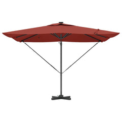 vidaXL Umbrella Terracotta 286 x 284 x 270 cm Aluminium and Polyester 6