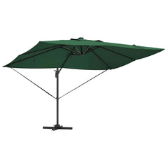 vidaXL Umbrella 352 x 251 x 265 cm Polyester and Aluminium Green 5