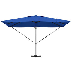 vidaXL Umbrella 352 x 251 x 265 cm Polyester and Aluminium Azurblau 6