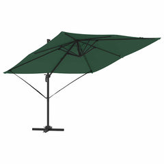 vidaXL Roma Parasol Green 286 x 284 x 265 cm Aluminium and Polyester 2