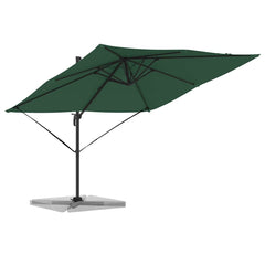 vidaXL Roma Parasol Green 286 x 284 x 265 cm Aluminium and Polyester 3