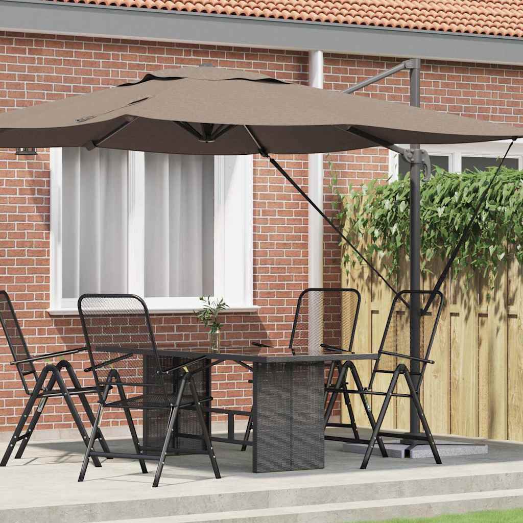 vidaXL Roma Parasol 286 x 284 x 265 cm Aluminium and Polyester 1