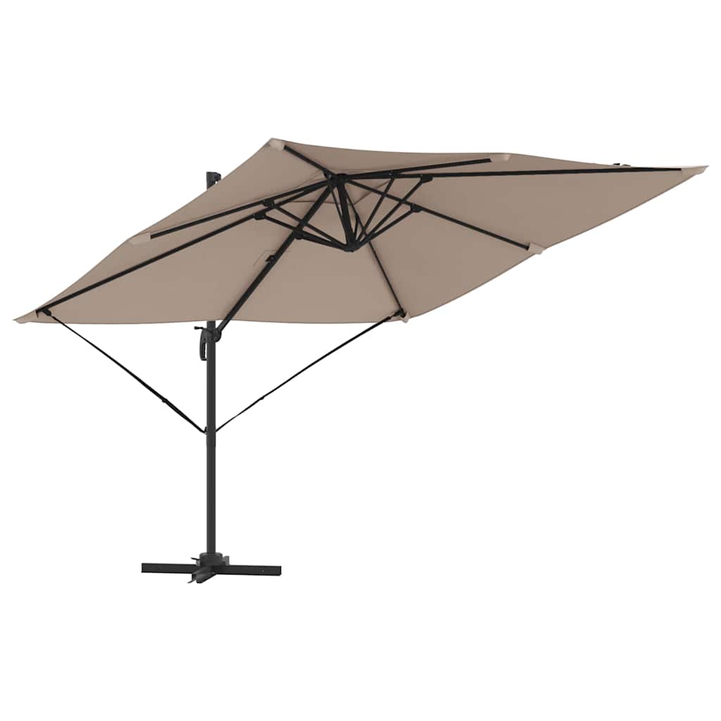 vidaXL Roma Parasol 286 x 284 x 265 cm Aluminium and Polyester 2