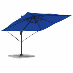 vidaXL Roma Parasol Blue 286 x 284 x 265 cm Aluminium and Polyester 3