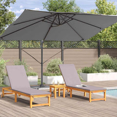 vidaXL Umbrella 351 x 250 x 260 cm Polyester and Aluminium Anthracite 4