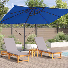 vidaXL Umbrella 351 x 250 x 260 cm Polyester and Aluminium Azurblau 4