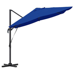 vidaXL Umbrella 351 x 250 x 260 cm Polyester and Aluminium Azurblau 6