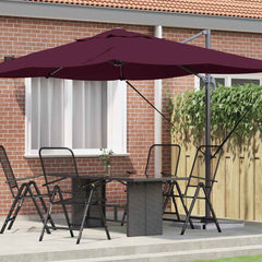 vidaXL Umbrella 351 x 250 x 260 cm Polyester and Aluminium 1